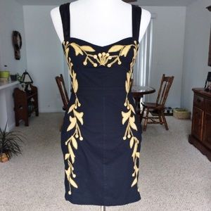 CLEARANCE Free People Leaf Motif Mini Dress NWOT